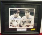 Ted Williams and Joe DiMaggio autograped photo