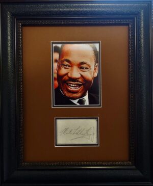 Martin Luther King Jr. Autograph