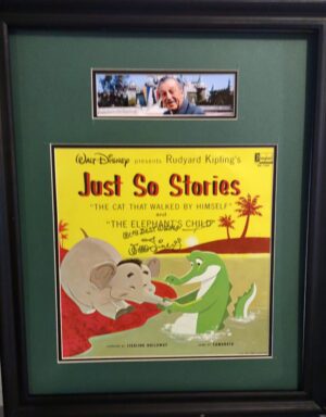 Walt Disney autographed album