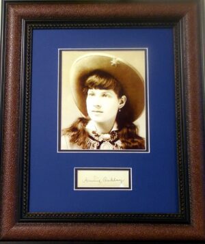 Annie Oakly autographed cut
