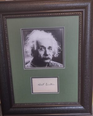 Albert Einstein autograph