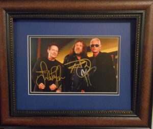 Led Zepplin autograph photo