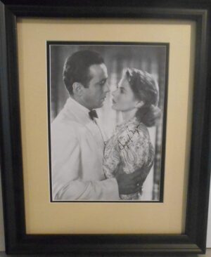 Ingrid Bergman autographed photo
