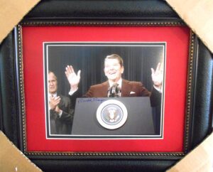 President Ronald Reagan autographed Photo