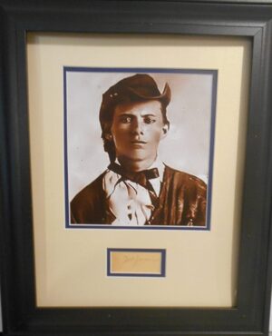 Jesse James autograph