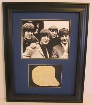 Beatles autograhs