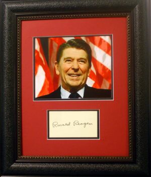President Ronald Reagan autograph