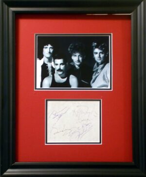 Queen Band autographs