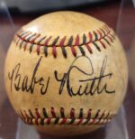 Babe Ruth autographed baseball