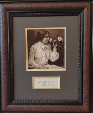 Hellen Keller autograph