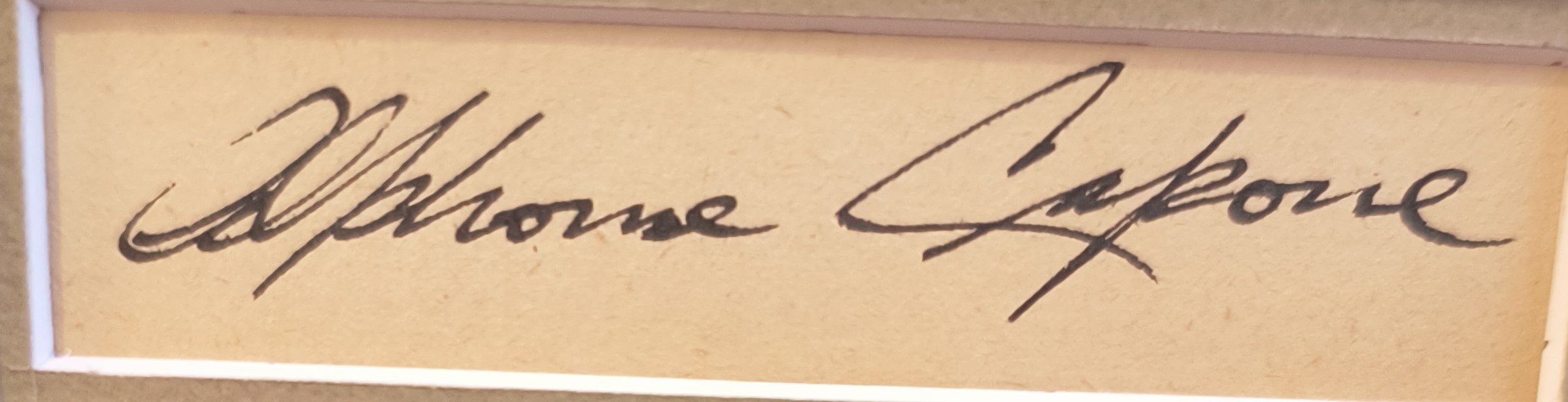 Al Capone autograph - Image 2