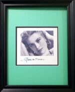 Grace (Kelly) de Monaco autographed photo