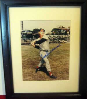 Ted Williams autographed photo