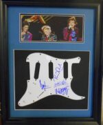 Rolling Stones autographed Pick Guard