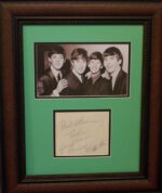 Beatles autographs cut