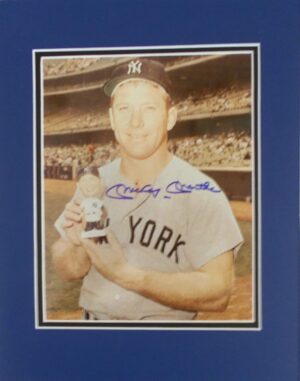 Mickey Mantle autograph photo