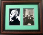 Alfred Hitchcock autograph photo