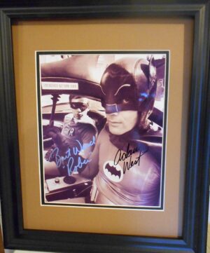 Adam 'Batman' West and Burt 'Robin' Ward autographed photo