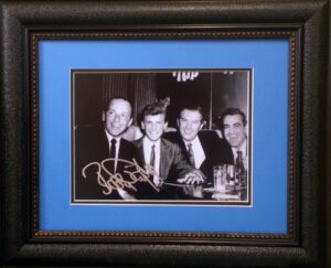 Bobby Rydell autograph photo with Sinatra