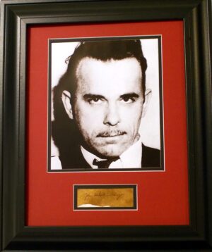 John Dillinger autograph