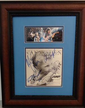 Van Halen autographed record sleeve