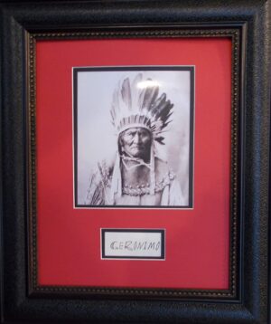 Geronimo autograph