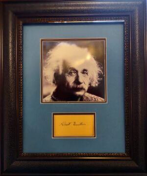 Albert Einstein autograph