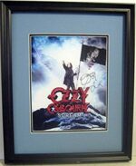 Ozzy Osbourne autographed photo