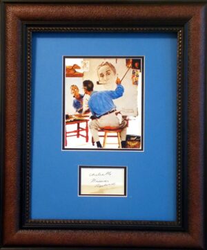 Norman Rockwell autograph