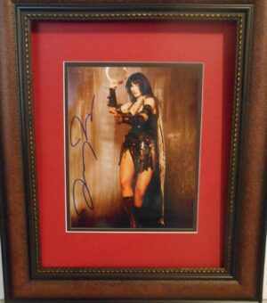 Lucy Lawless autographed photo