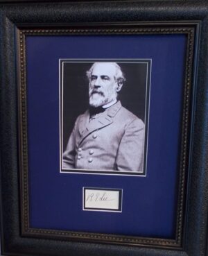 General Robert E. Lee autograph
