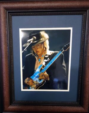 Stevie Ray Vaughan autographed photo