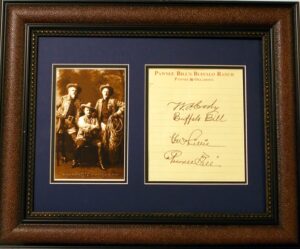 Buffalo Bill and Pawnee Bill autographs