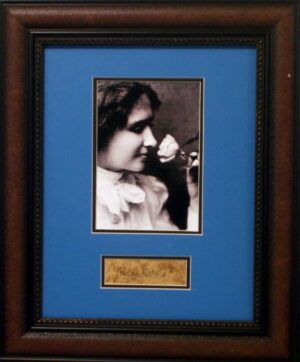 Helen Keller autograph