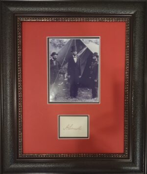 President Abraham Lincoln autograph