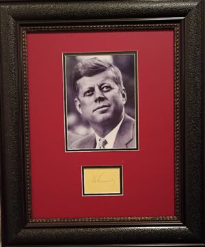 President John F Kennedy autograph