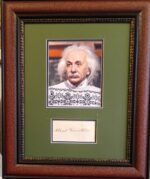 Albert Einstein autograph