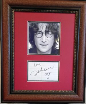 John Lennon autograph